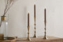 Javanee Candle Holder - Antique Brass