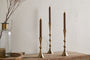 Javanee Candle Holder - Antique Brass