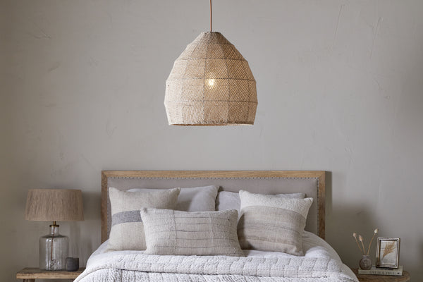 Jahari Woven Jute Pendant - Natural