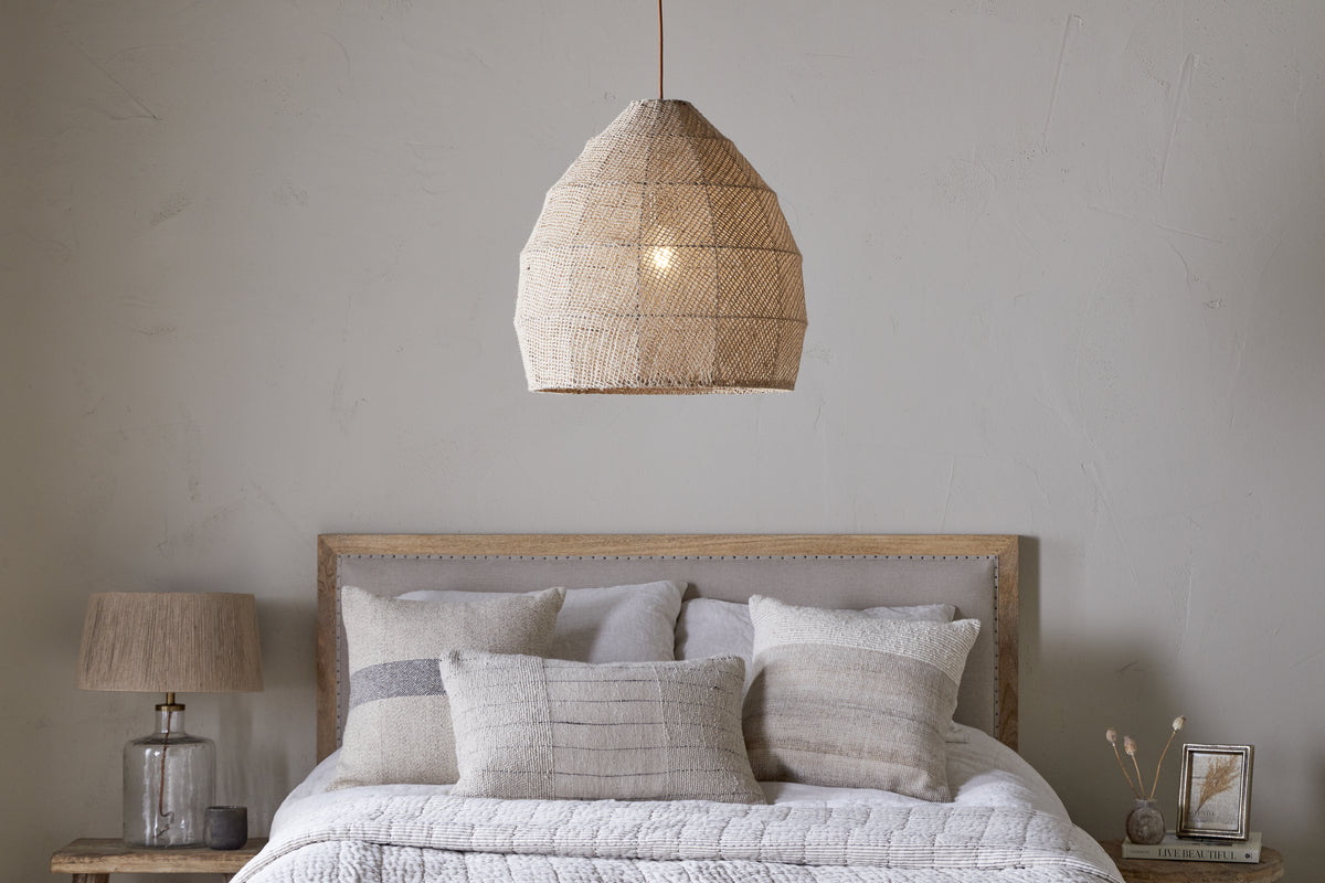 Jahari Woven Jute Pendant - Natural