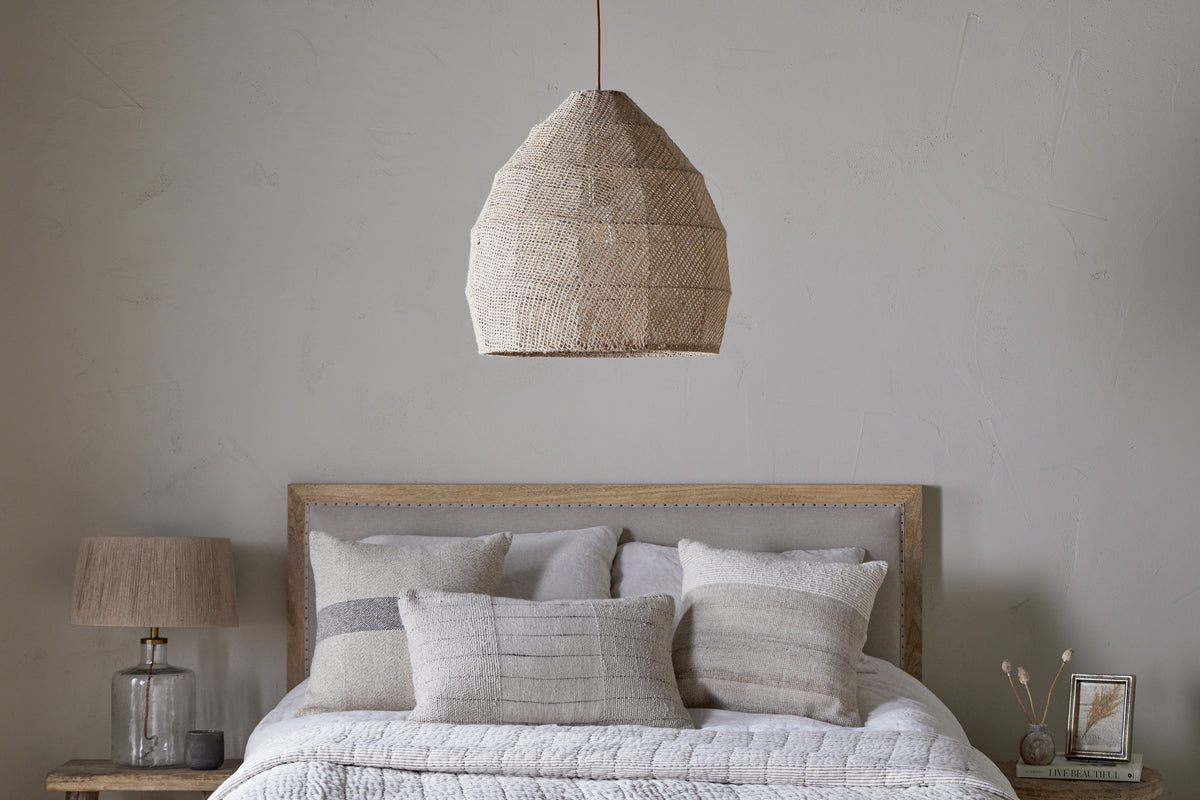 Jahari Woven Jute Pendant - Natural