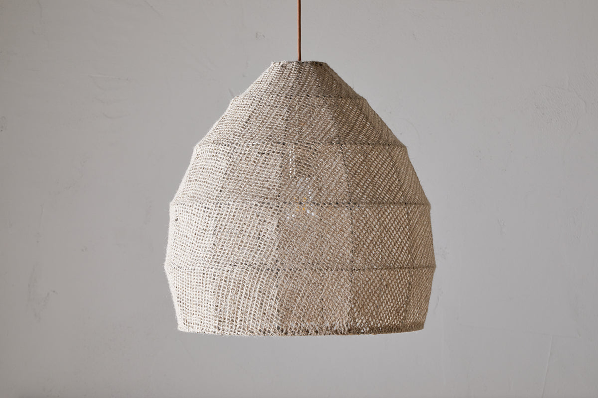 Jahari Woven Jute Pendant - Natural