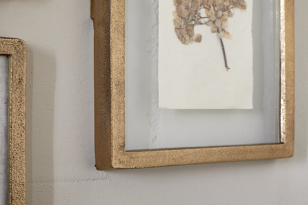 Jahala Wall Hung Photo Frame - Antique Brass