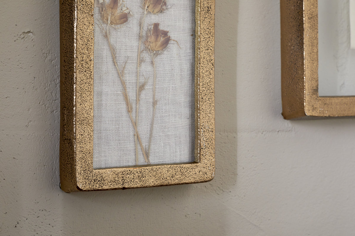 Jahala Wall Hung Photo Frame - Antique Brass