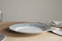 Juniper Drop Dinner Plate - Cream & Juniper