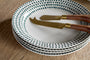 Juniper Drop Side Plate - Cream & Juniper