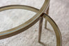 Jiya Iron & Glass Nested Coffee Tables - Brass