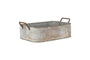 Japos Outdoor Planter Tray - Aged Zinc-Trade nkuku