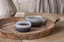 Janka Tealight Holders - Smoked Charcoal (Set of 2)