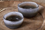 Janka Tealight Holders - Smoked Charcoal (Set of 2)
