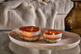 Janka Tealight Holders - Dark Amber (Set of 2)