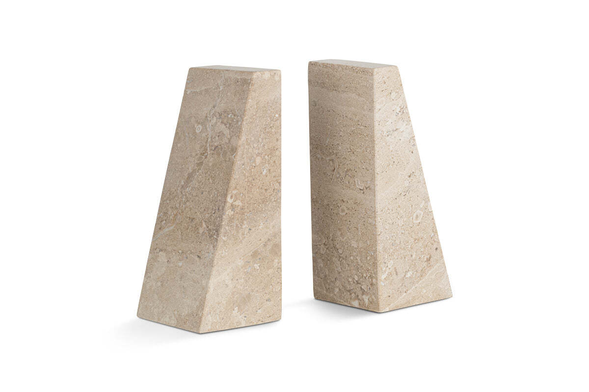 Juda Marble Bookends - Grey