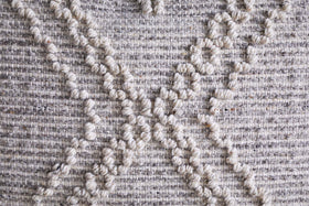 Juliyet Cotton & Wool Cushion Cover - Natural
