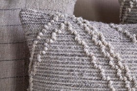 Juliyet Cotton & Wool Cushion Cover - Natural
