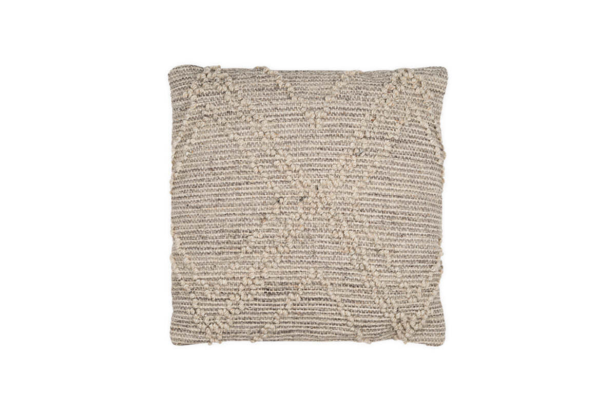 Juliyet Cotton & Wool Cushion Cover - Natural