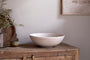 Kayanna Ceramic Decorative Bowl - White-Trade nkuku