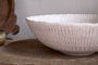 Kayanna Ceramic Decorative Bowl - White-Trade nkuku