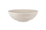 Kayanna Ceramic Decorative Bowl - White-Trade nkuku