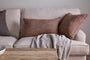 Kana Linen Cushion Cover - Rust-Trade nkuku