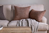 Kana Linen Cushion Cover - Rust-Trade nkuku