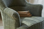 Kiana Cotton Armchair - Moss
