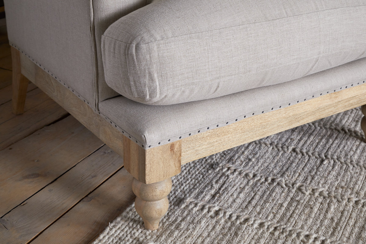 Kashi Linen Armchair - Natural
