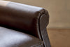 Knada Leather Armchair - Chocolate Brown