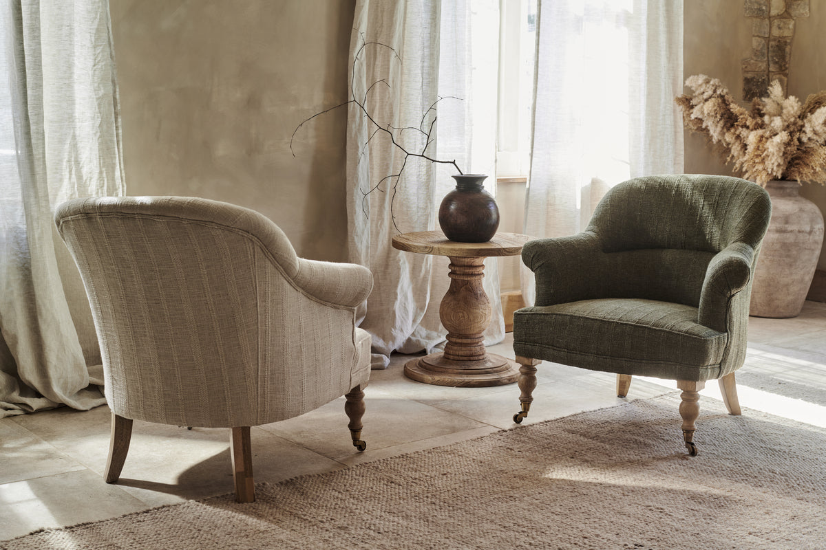 Kiana Cotton Armchair - Natural
