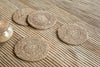 Keso Woven Coasters - Brown (Set of 4)