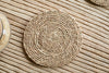 Keso Woven Coasters - Brown (Set of 4)