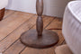 Konali Mango Wood Floor Lamp - Ash Stain-Trade nkuku