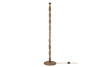 Konali Mango Wood Floor Lamp - Ash Stain-Trade nkuku