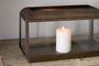 Kiwanda Wide Lantern - Antique Brass