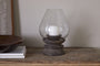 Kawani Mango Wood Lantern - Dark Ash