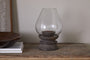 Kawani Mango Wood Lantern - Dark Ash