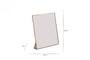 Kiko Standing Mirror - Antique Brass