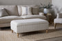 Kiana Upholstered Storage Ottoman - Natural