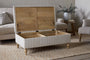 Kiana Upholstered Storage Ottoman - Natural