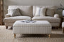 Kiana Upholstered Storage Ottoman - Natural