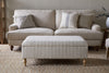 Kiana Upholstered Storage Ottoman - Natural