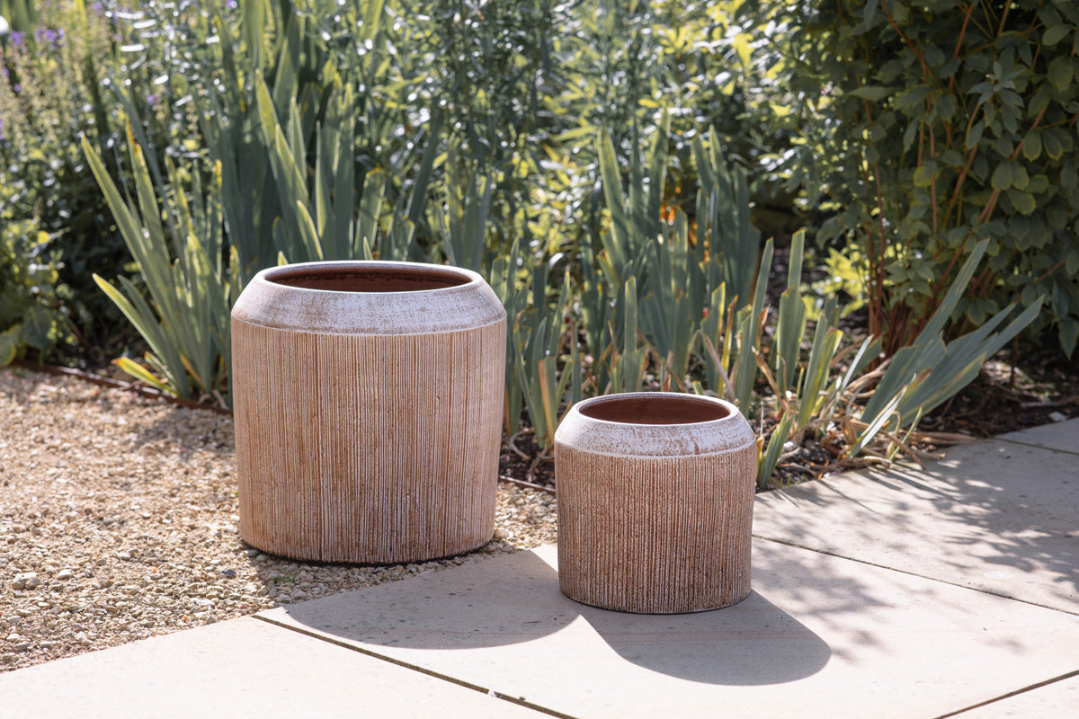 Kubo Ceramic Planter - Terracotta-Trade nkuku