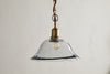 Keju Organic Shape Recycled Glass Pendant - Clear