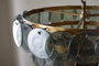Kagitha Recycled Glass Chandelier - Green