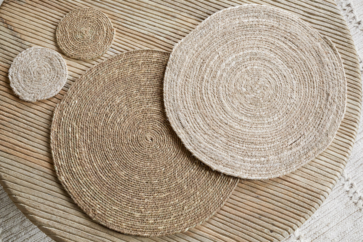 Keso Woven Placemats - Brown (Set of 4)