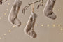 Karru Cotton Velvet Mini Stocking - Light Grey - (Set of 3)