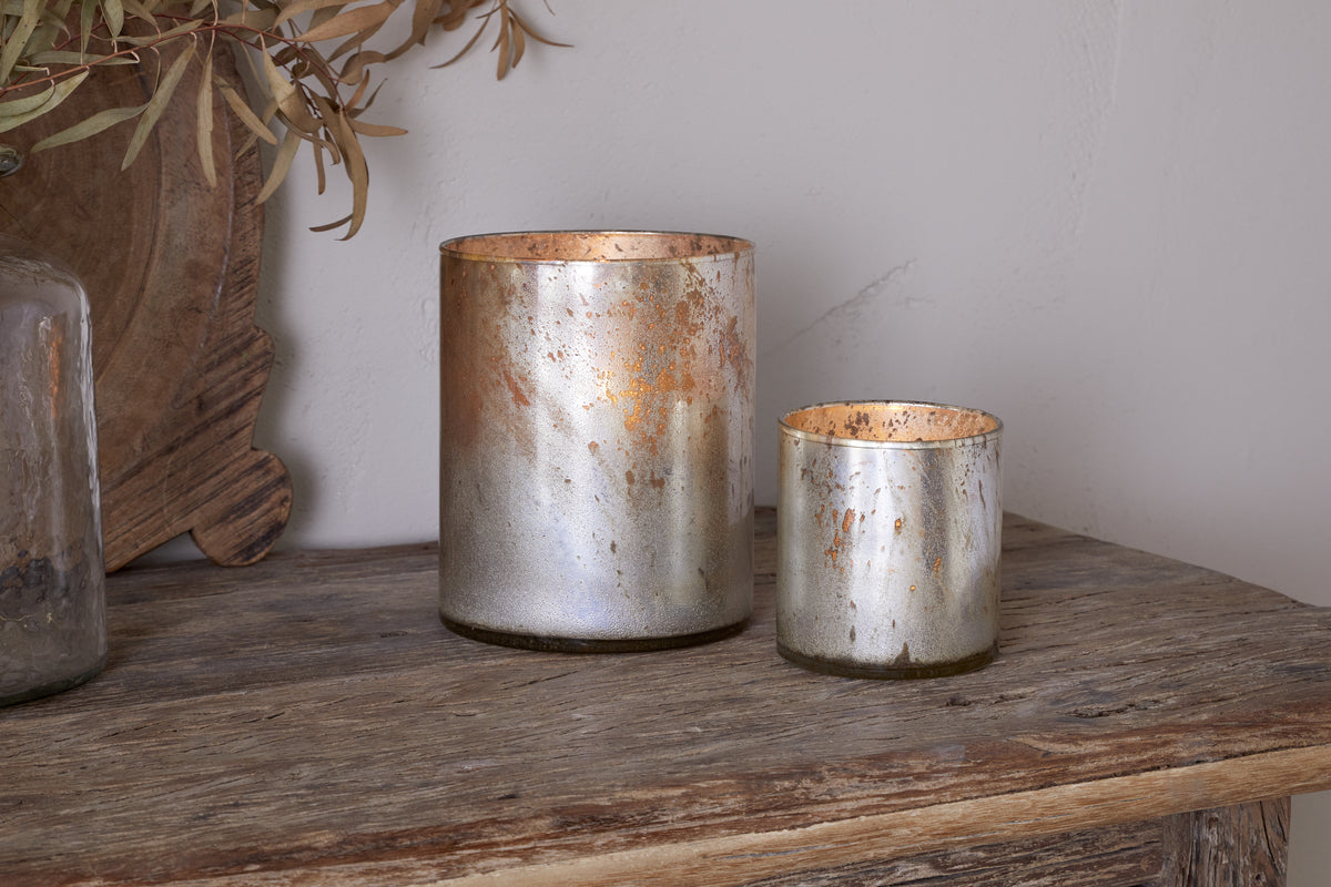 Kunjari Tealight Holders - Rustic Gold