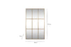 Kurci Rectangular Full Length Mirror - Antique Brass