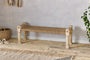 Kutumba Woven Indian Bench - Natural