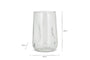 Kotri Recycled Glass Organic Shape Vase - Clear