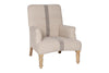 Kallu Wool & Cotton Occasional Chair - Natural